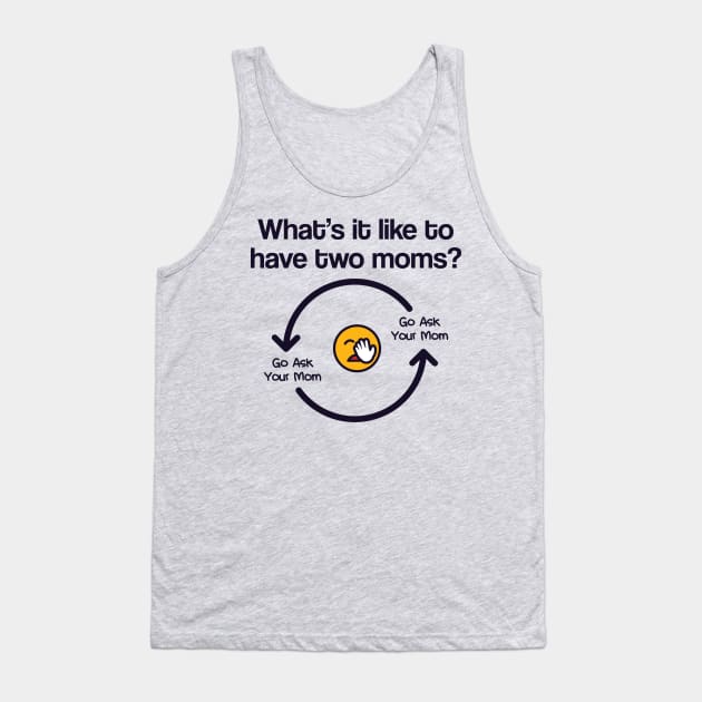 Endless loop of "go ask your mom" Tank Top by DiverseFamily